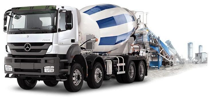 доставка бетона миксером